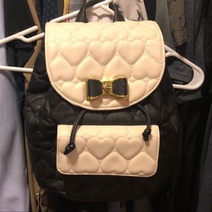 Betsey Johnson mini backpack. NWOT.